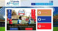 Desktop Screenshot of friendsinsport.co.za